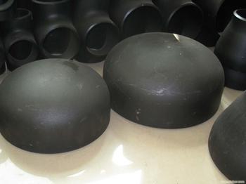 Black Painted Butt Welded End Cap Professional Pipe Exporter