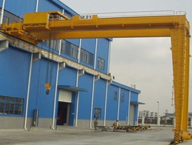 Bmh Model Semi Portal Crane With An Electric Hoist