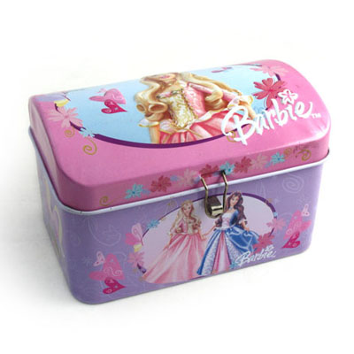 Bobby Piggy Bank Barbie Coin Money Saving Tin Box With Lock