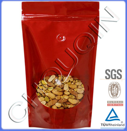 Bottom Gussetand Valve Snack Food Packing Bag