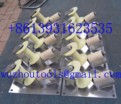 Cable Rope And Entrance Device Under Ground Rollers