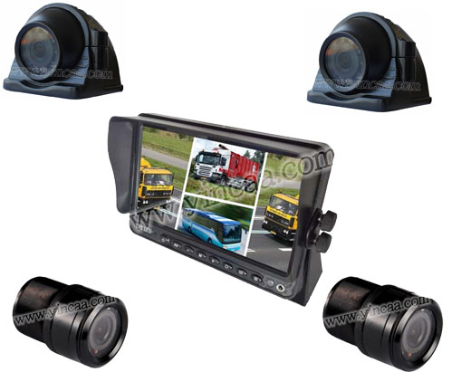 Car Rear View Quad Monitor System