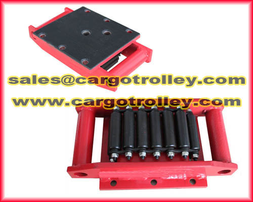 Cargo Trolley Applied On Moving Heavy Duty Equipment