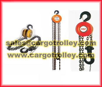 Chain Hoist For Lifting And Moving Heavy Loads