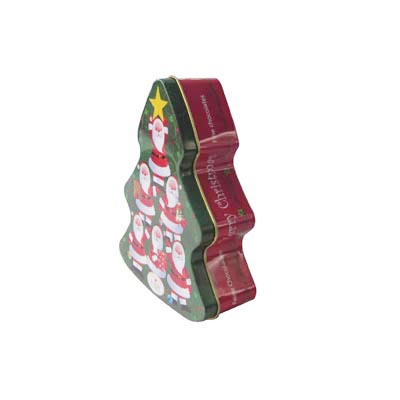 Christmas Tree Tin Gift Boxes