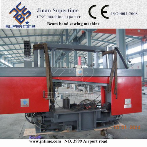 Cnc Rotation Angle Band Sawing Machine For H Beam