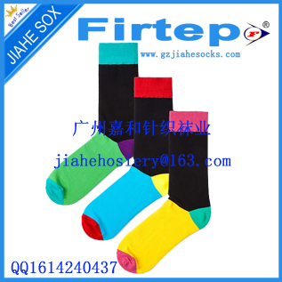 Colorful Men Socks Happy Custom Sock