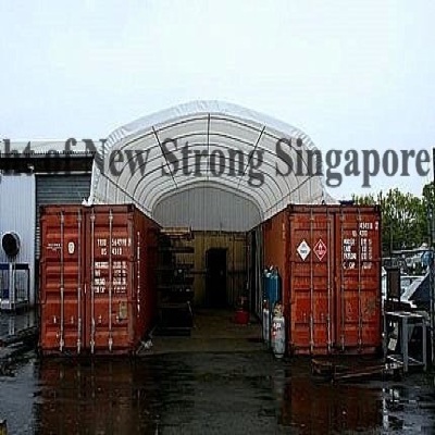 Container Shelter For A Workshop