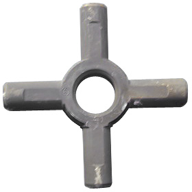 Cross Axle Made Of Alloy Steel Forging Process Strict Qc Is Enforced At All Stages