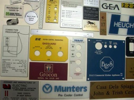 Custom Made Engraved Labels
