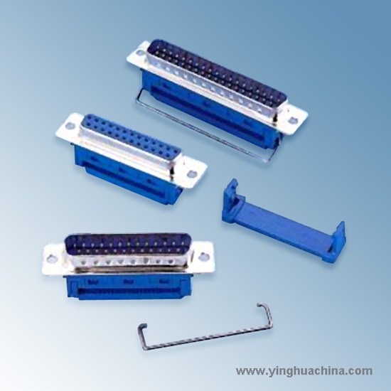 D Sub Connectors Idc Type Male And Female 9pins 15pins 25pins 37pins 50pin Matal Plastic Shell
