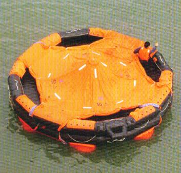 Davit Launched Inflatable Life Raft