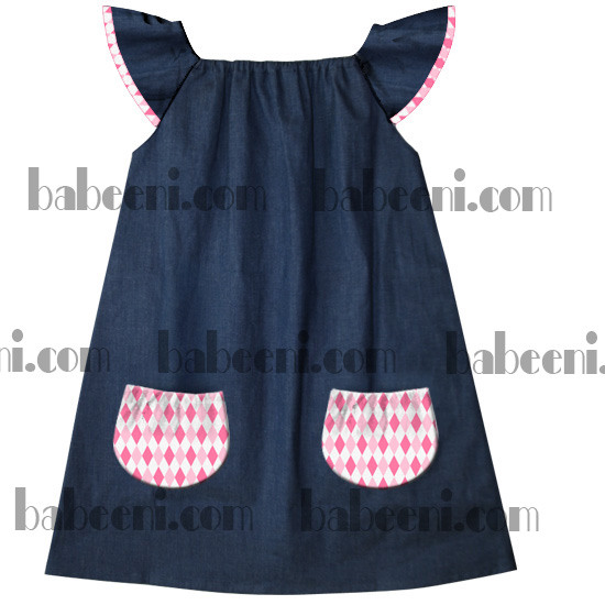 Denim Peasant Dresses