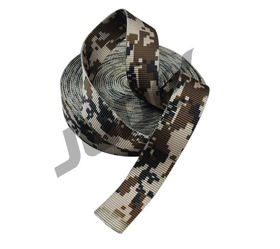 Desert Digital Camouflage Webbing Tubular 2 Sided Printing