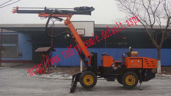 Df10 1bcdl Rubber Wheel Rock Drilling Rig