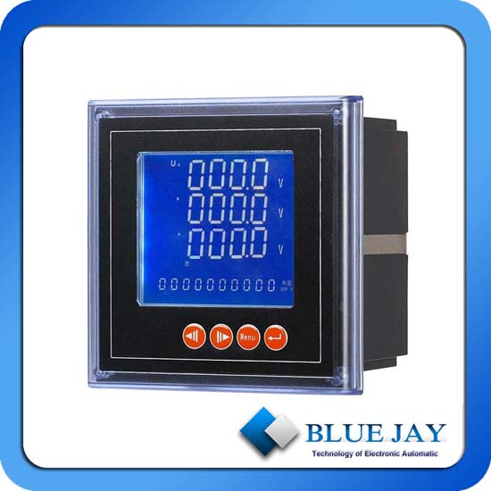 Digital Rs485 Communication Port And Low Voltage Systems Panel Meter