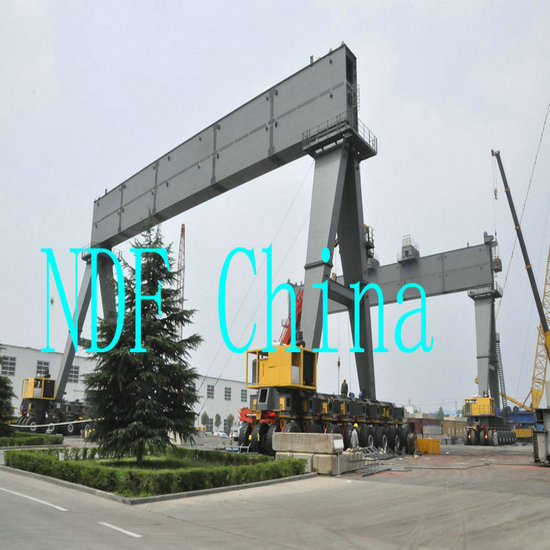 Dlt160 Rubber Tyre Gantry Crane 160t