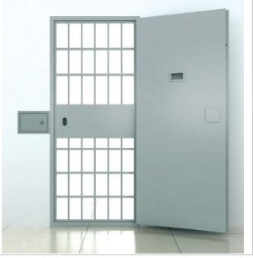 Double Steel Hinged Doors