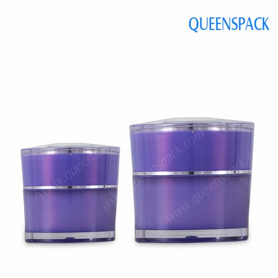 Double Wall Acrylic Jar For Cosmetic Packaging Q7776b