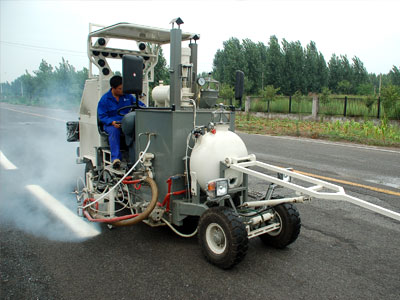 Driving Type Thermoplastic Screeding Road Marking Machine