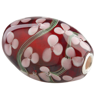 Drum Shape Glass Beads