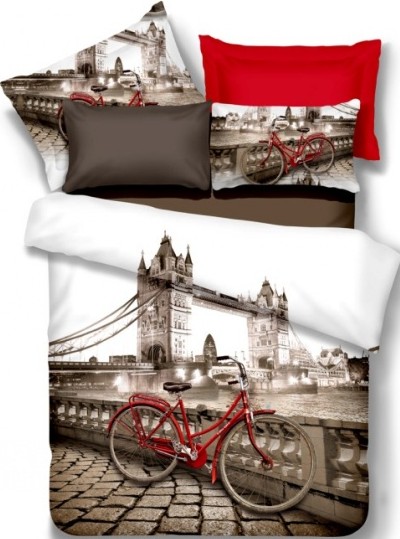 Duvet Cover 4 Pcs Set In 100 Cotton