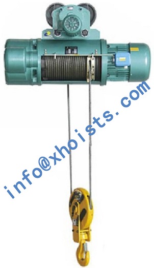 Electric Wire Rope Hoist Single Speed And Dual