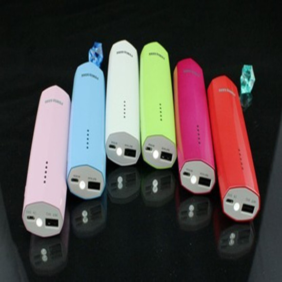 Fashionable Design Backup Battery Portable Power Bank For Ipod Iphone Ipad Mobile Phones Led Light