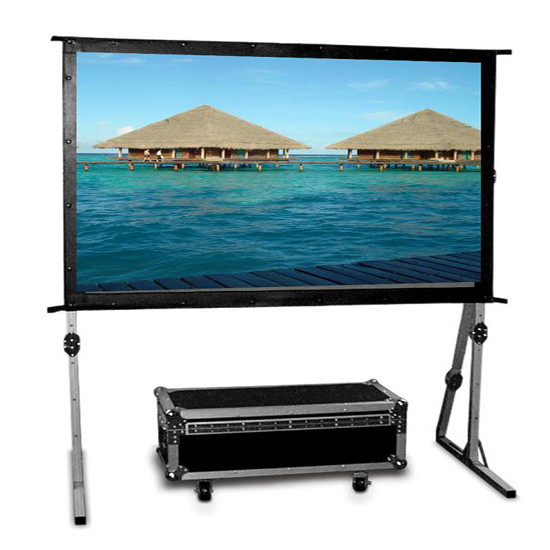 Fast Fold Projection Screen