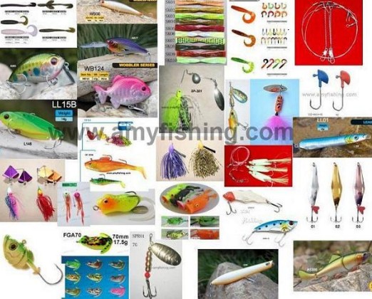 Fishing Lure Artifical Lures Hard Soft Baits Frog Spinner Spoon Spinnerbait Jighead Minnow Sabiki Le