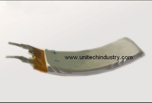 Flexible Li Polymer Battery 201030 With 40mah For Bracelet