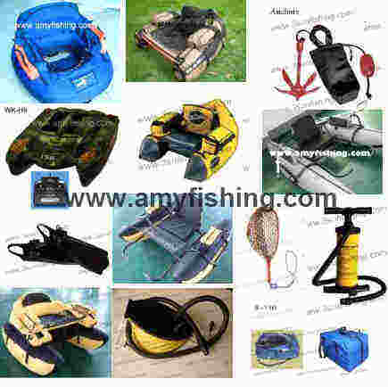 Float Tube Rubber Net Jabo Remote Control Bait Boat Fising Anchors Fins Flippers Pumps Life Vest Bag