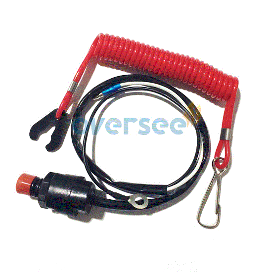 Free Shipping Boat Motor Kill Stop Switch Safety Lanyard