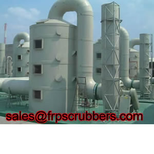 Frp Nitrogen Oxide Scrubber