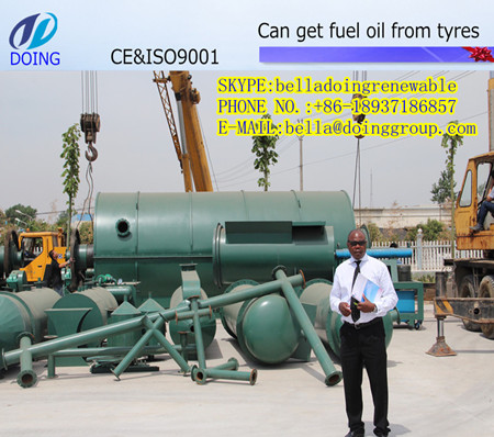 Garbage Incinerator Machine Turn Waste Tyre Plastic To Oil