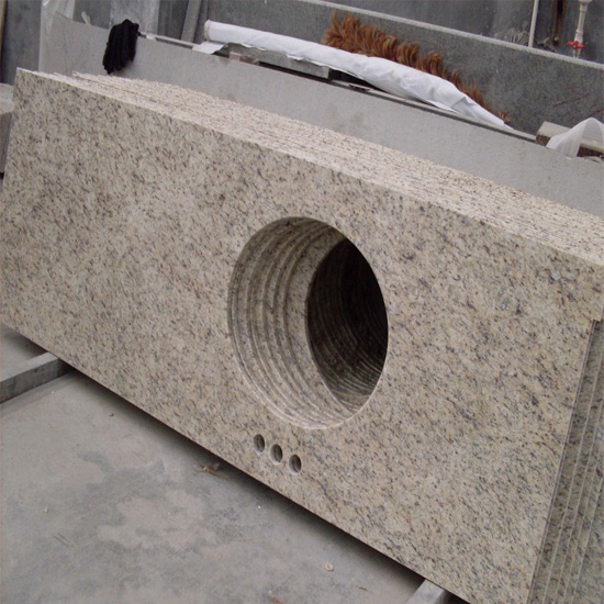 Giallo Ornamental Granite Vanity Top