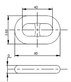 Grade U1 U2 U3 Marine Studlink Anchor Chain