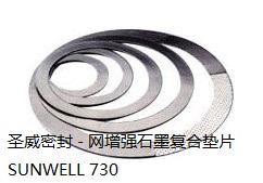 Graphite Gasket Reinforced With Metal Mesh