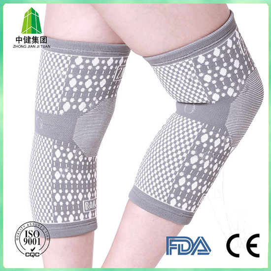 Grey Tourmaline Magnetic Knee Brace Support Pads