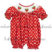 Hand Smocked Bubble For Baby Girls