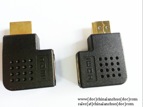 Hdmi Female To Male Adaptor 90 Degree