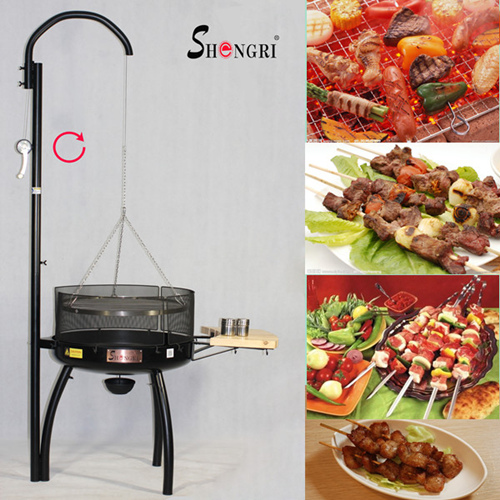 Height Adjustable Garden Bbq Grill