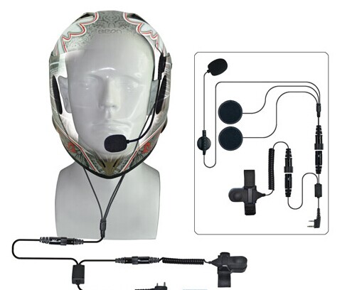 Helmet Headset Fireman For Walkie Talkie