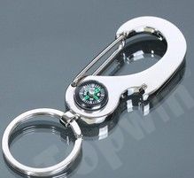 High Quality Compass Keyring