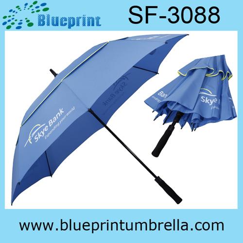 High Quality Double Layer Vented Golf Umbrella