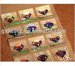 Hologram Sticker Dimond Pattern