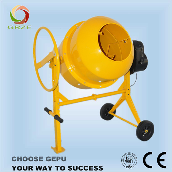 Horizontal Type Mini Concrete Mixer With Wheel Operation For Sale