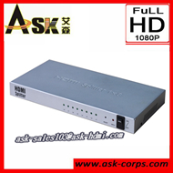 Hot Sales V1 4 Hdmi 1x8 Full 3d 1080p