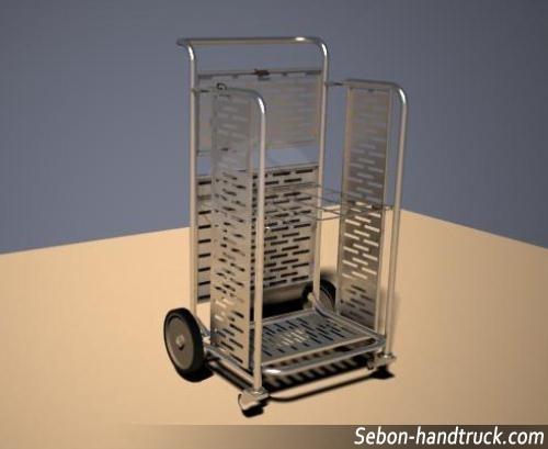 Hotel Series Stainless Steel Handcart Folding Rcs R014