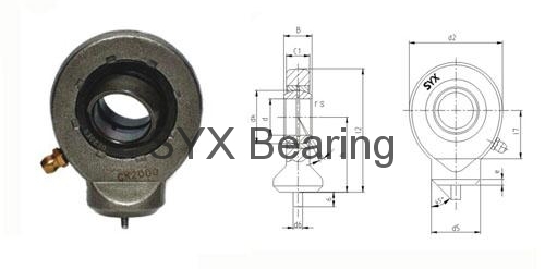 Hydraulic Rod End Bearing Gk35do